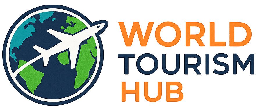 World Tourism Hub Logo – Global Travel Deals, Cheap Flights & Holiday Packages